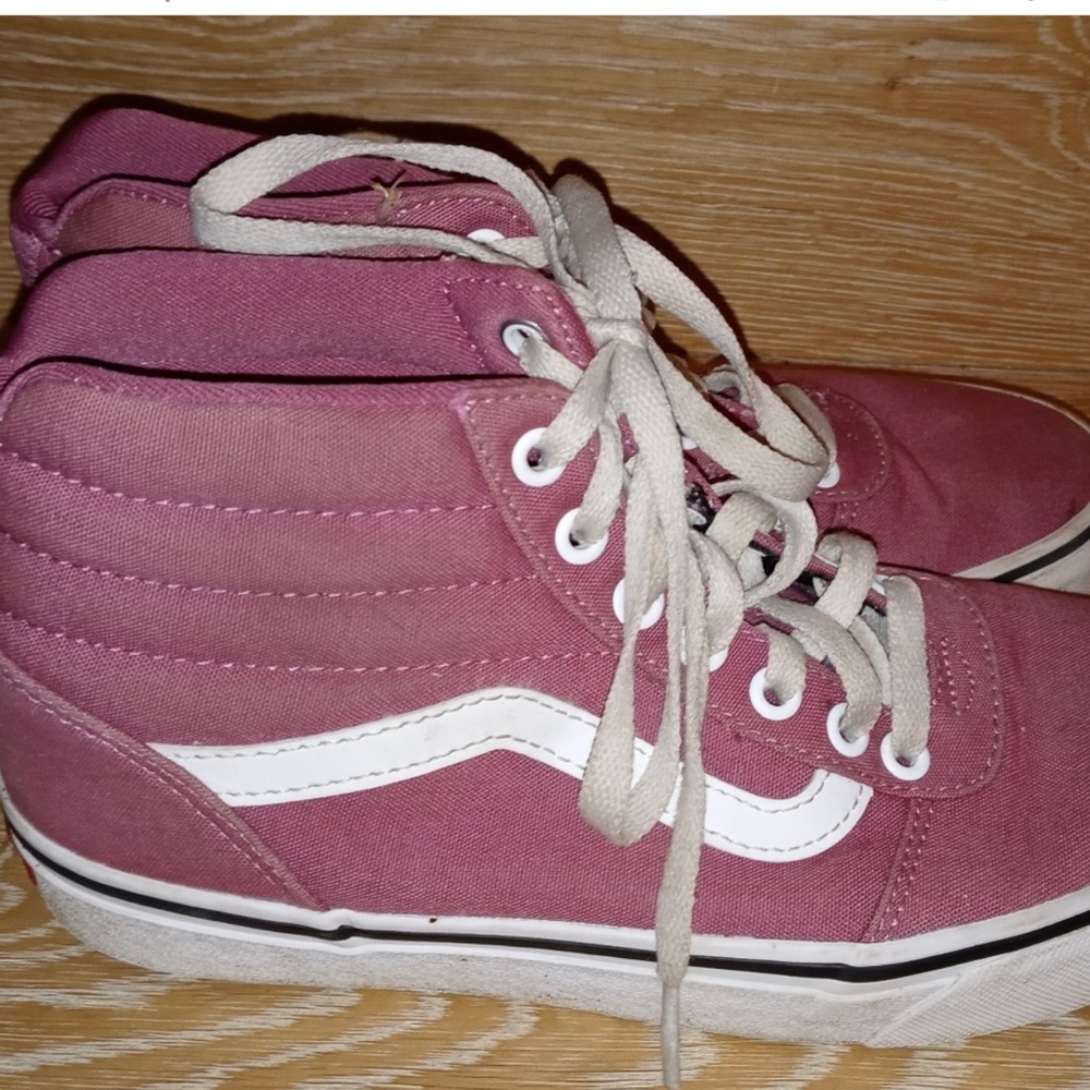 Violet high top vans